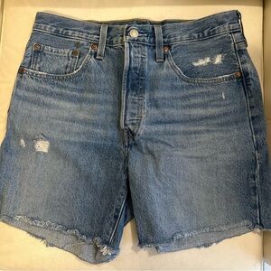 Levi's 501 Original Mid-Thigh Jean Shorts